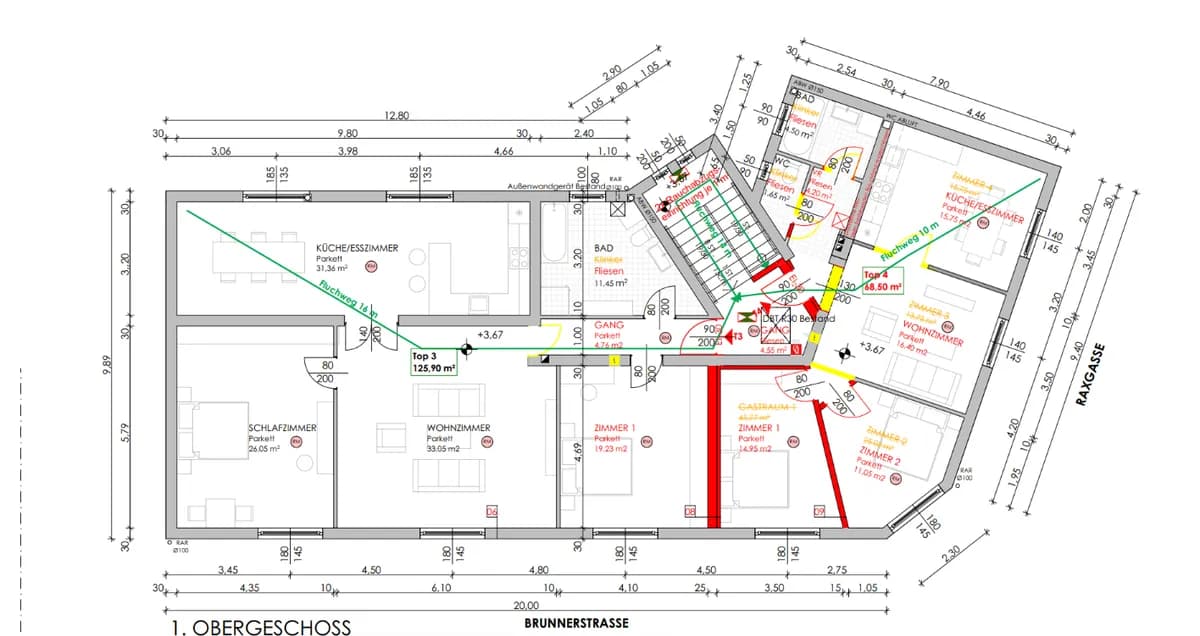 15-Zimmer-Gewerbeimmobilie kaufen in Wiener Neustadt – 360 m², € 749.000 – Bild 15 von 16