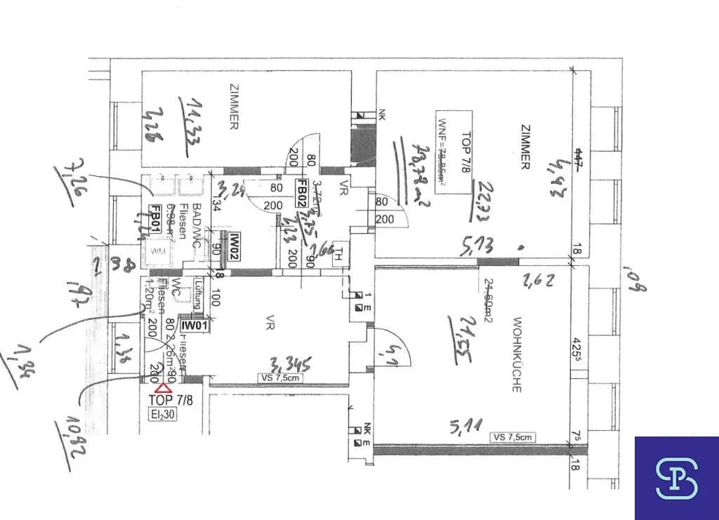 3-Zimmer-Wohnung mieten in Wien – 78,8 m², € 1.121 – Bild 17 von 17