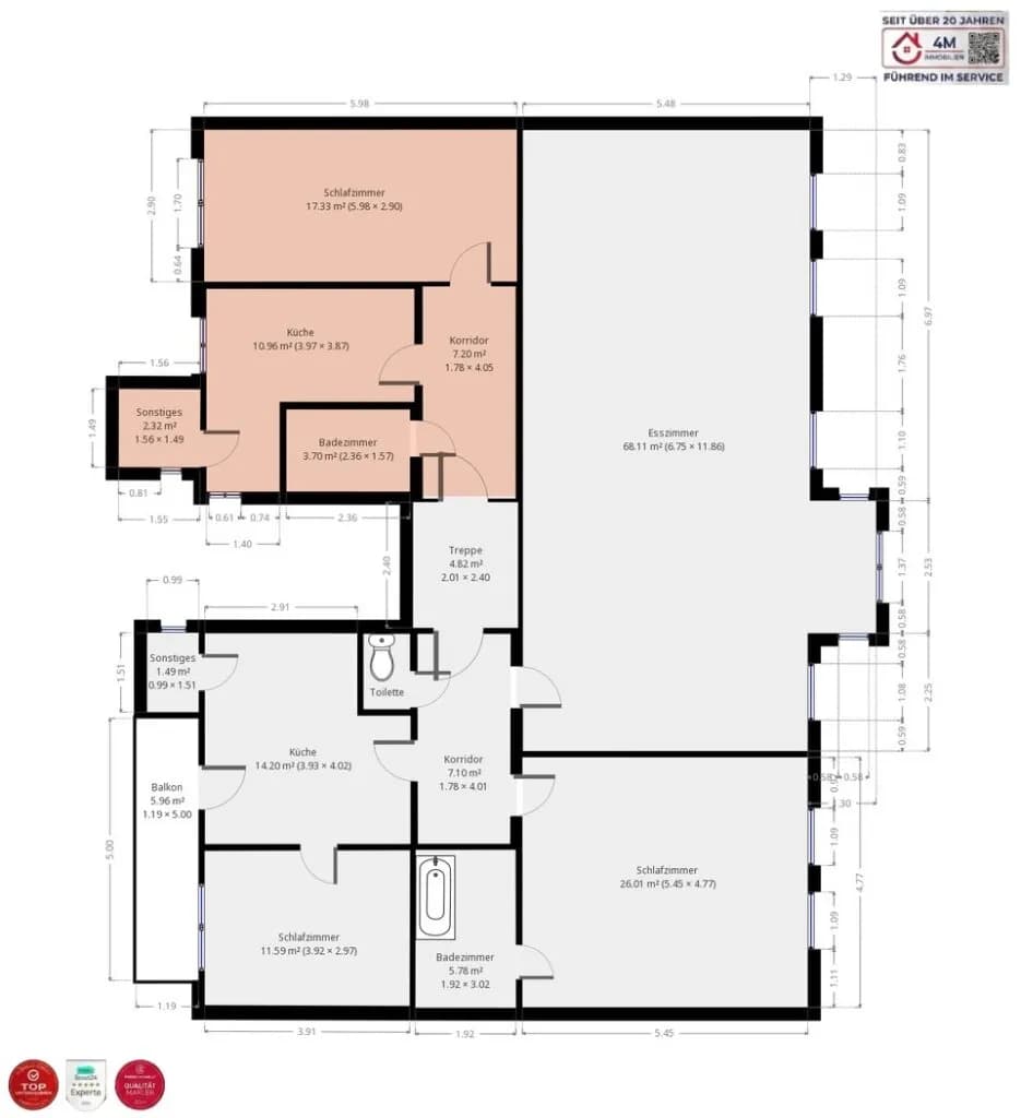 1-Zimmer-Wohnung kaufen in Waidhofen an der Thaya – 43 m², € 107.500 – Bild 7 von 7