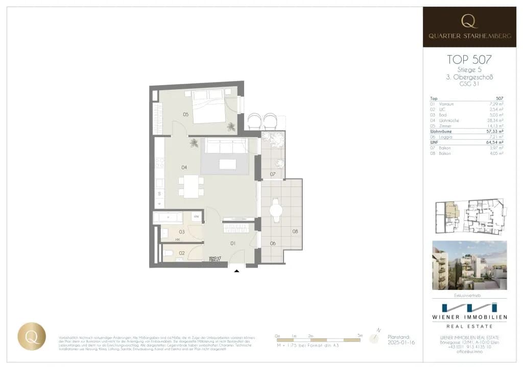 2-Zimmer-Immobilie kaufen in Wien – 57,33 m², € 651.500 – Bild 18 von 21
