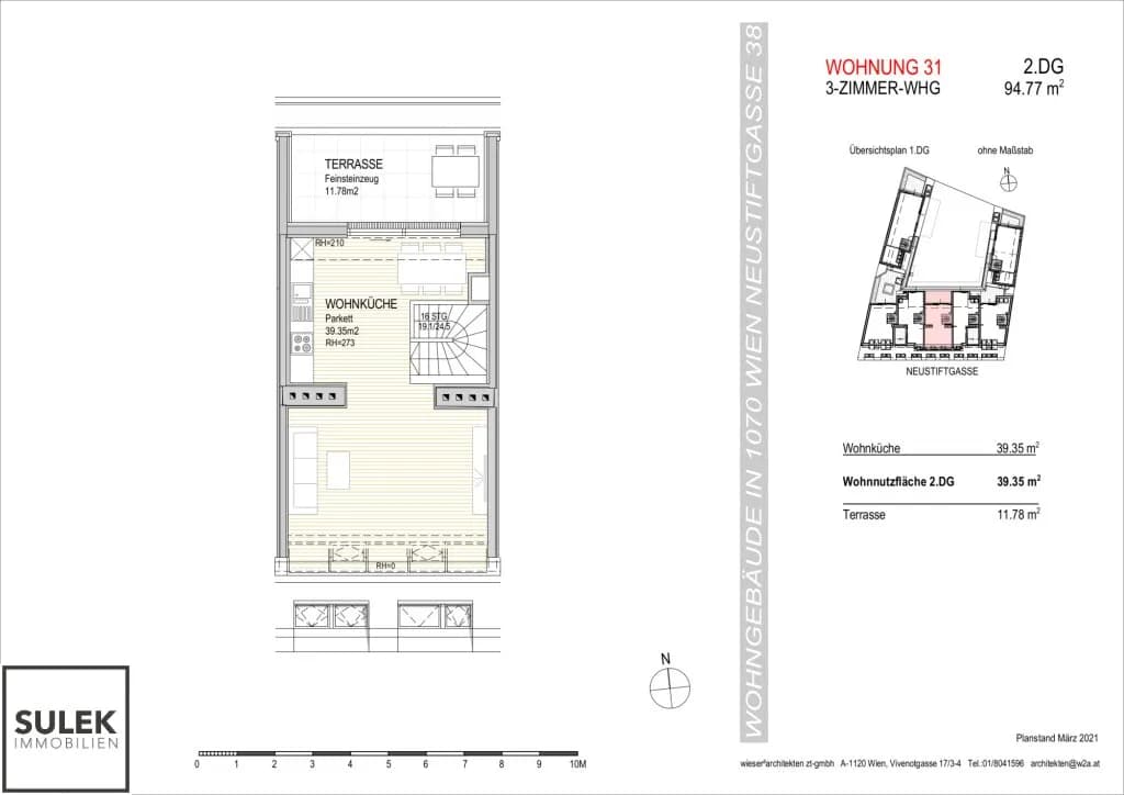 3-Zimmer-Wohnung mieten in Wien – 94,77 m², € 2.500 – Bild 20 von 20