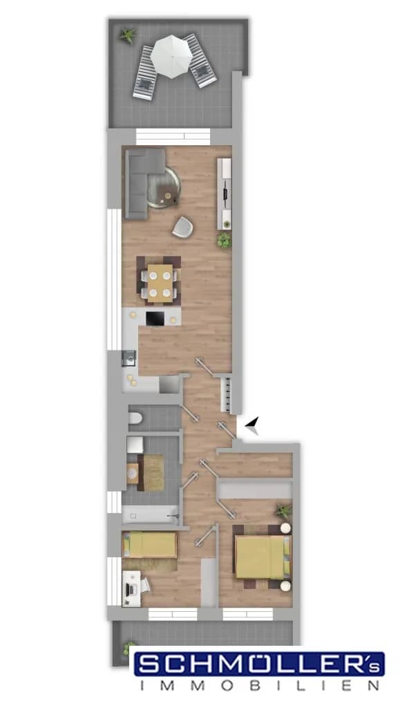 3-Zimmer-Wohnung kaufen in Wels – 80 m², € 348.000 – Bild 24 von 26