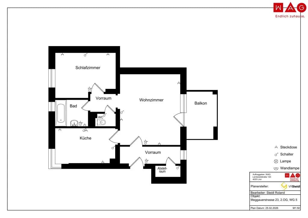 2-Zimmer-Wohnung mieten in Linz – 60,2 m², € 739 – Bild 8 von 8