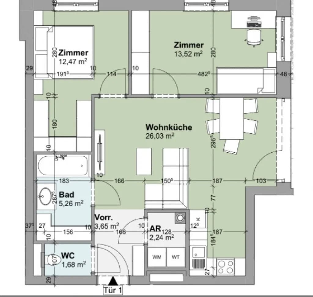 3-Zimmer-Wohnung mieten in Sankt Pölten Land – 65 m², € 799 – Bild 18 von 18