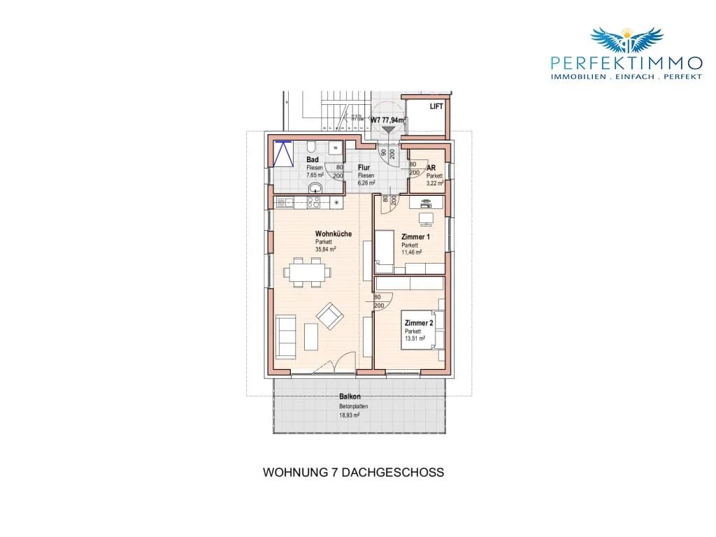 3-Zimmer-Wohnung kaufen in Imst – 78 m², € 451.300 – Bild 2 von 5