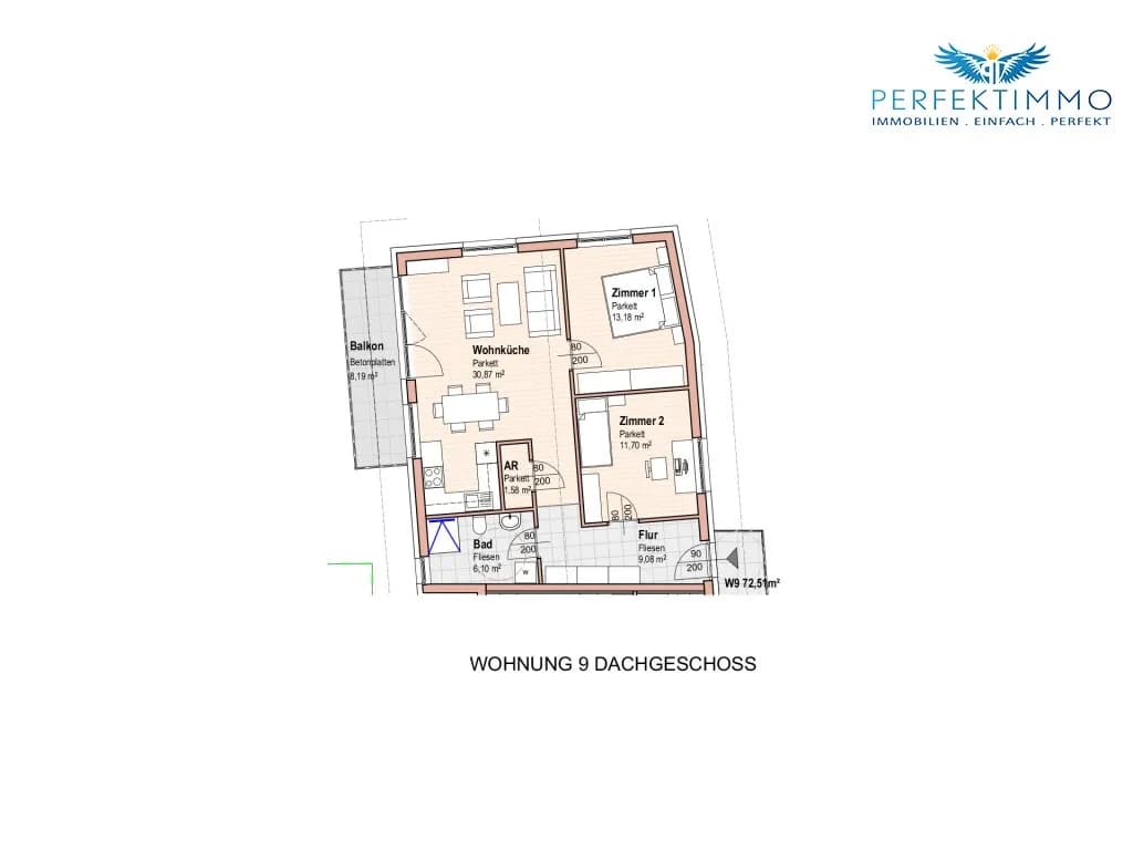 3-Zimmer-Wohnung kaufen in Imst – 73 m², € 459.000 – Bild 5 von 5