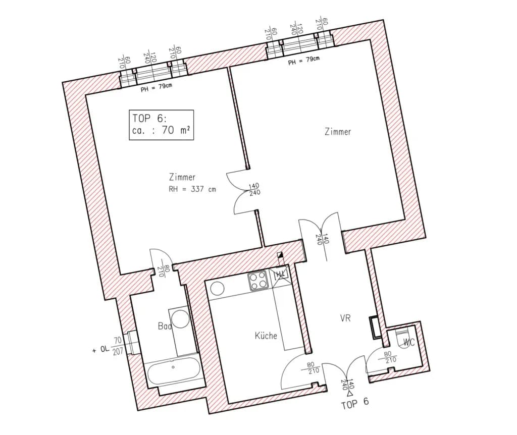2-Zimmer-Wohnung mieten in Wien – 69,53 m², € 1.145 – Bild 10 von 10