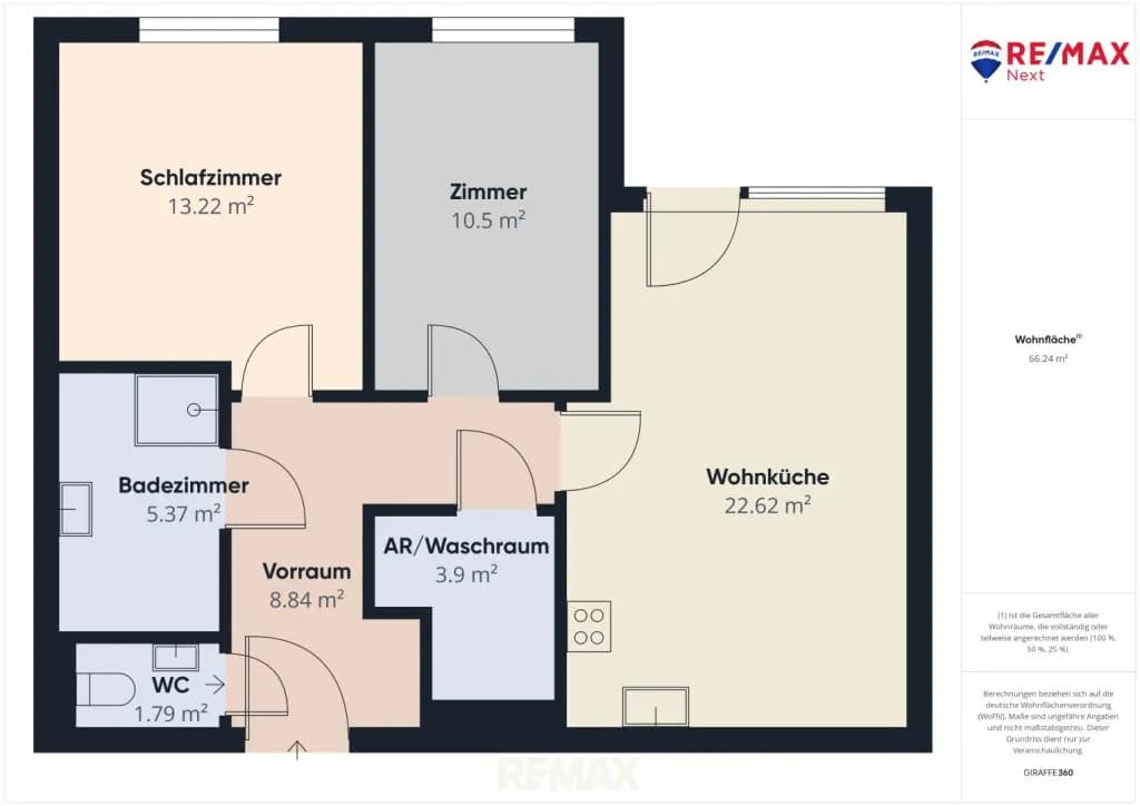 3-Zimmer-Wohnung kaufen in Baden – 65,72 m², € 289.000 – Bild 11 von 11