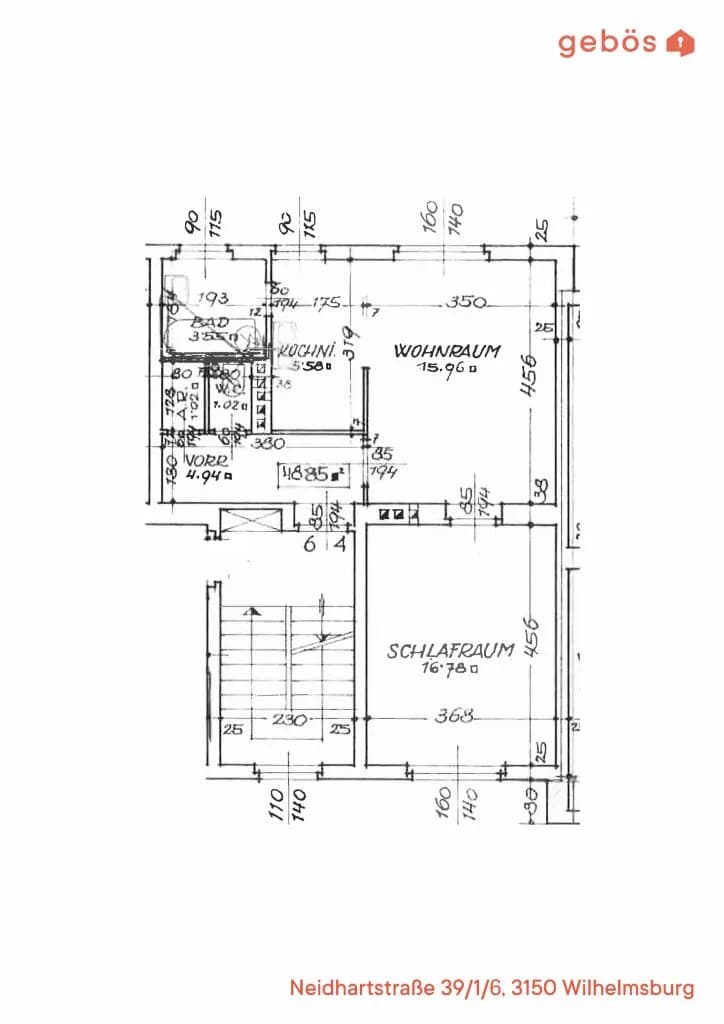 2-Zimmer-Wohnung mieten in Sankt Pölten Land – 49,1 m², € 390 – Bild 8 von 8