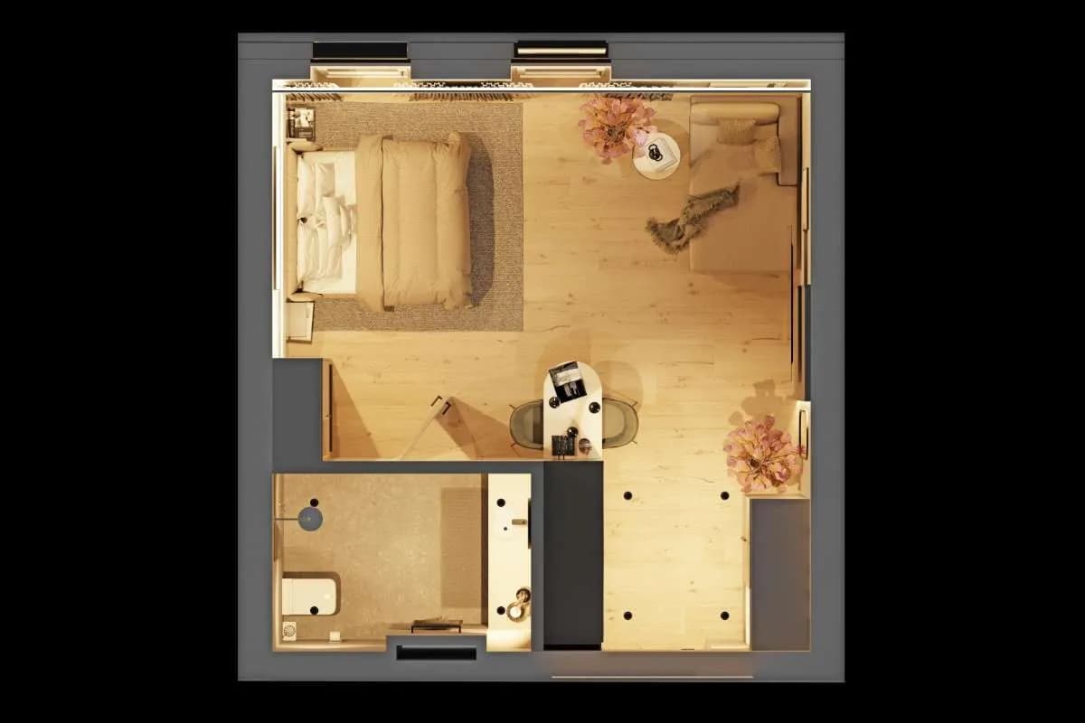 1-Zimmer-Wohnung mieten in Reutte – 31 m²