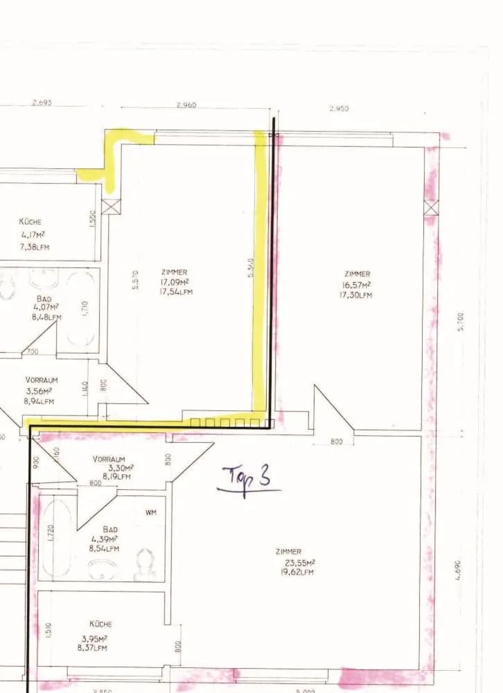 2-Zimmer-Wohnung mieten in Linz Land – 50,29 m², € 363 – Bild 2 von 7