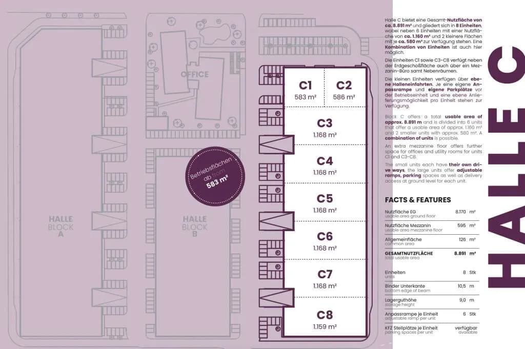 Gewerbeimmobilie mieten in Neusiedl am See – 688 m², € 6 – Bild 2 von 6