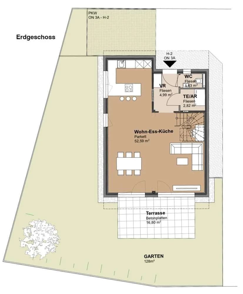 4-Zimmer-Haus mieten in Wien – 130,87 m², € 3.950 – Bild 2 von 17