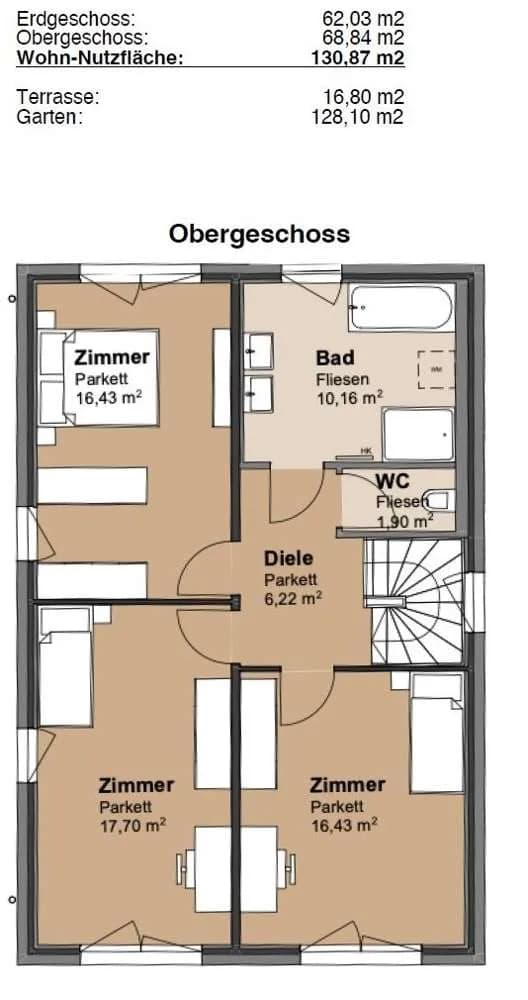 4-Zimmer-Haus mieten in Wien – 130,87 m², € 3.950 – Bild 3 von 17