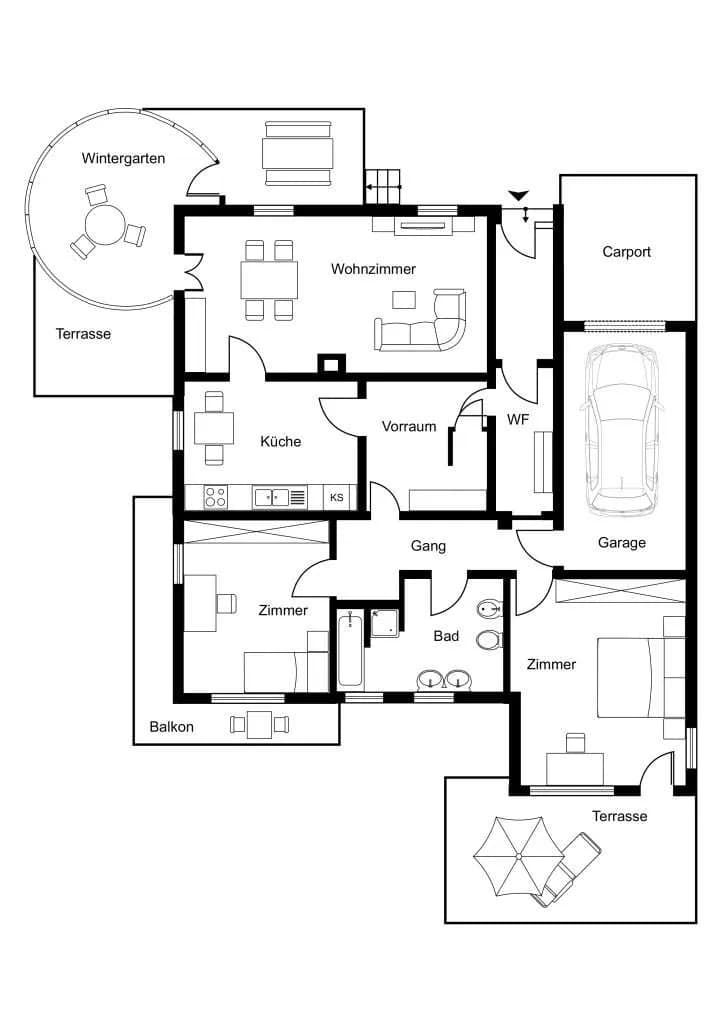 6-Zimmer-Haus kaufen in Salzburg-Umgebung – 237 m², € 775.000 – Bild 8 von 10