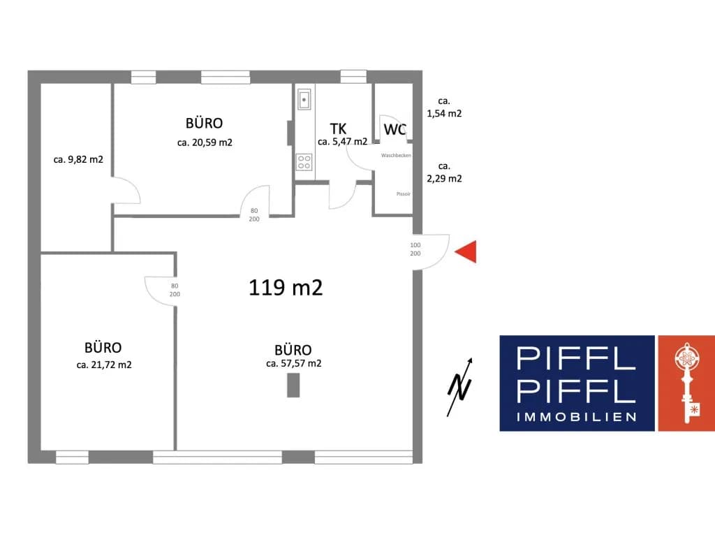 Gewerbeimmobilie mieten in Linz – 119 m², € 1.517 – Bild 4 von 4