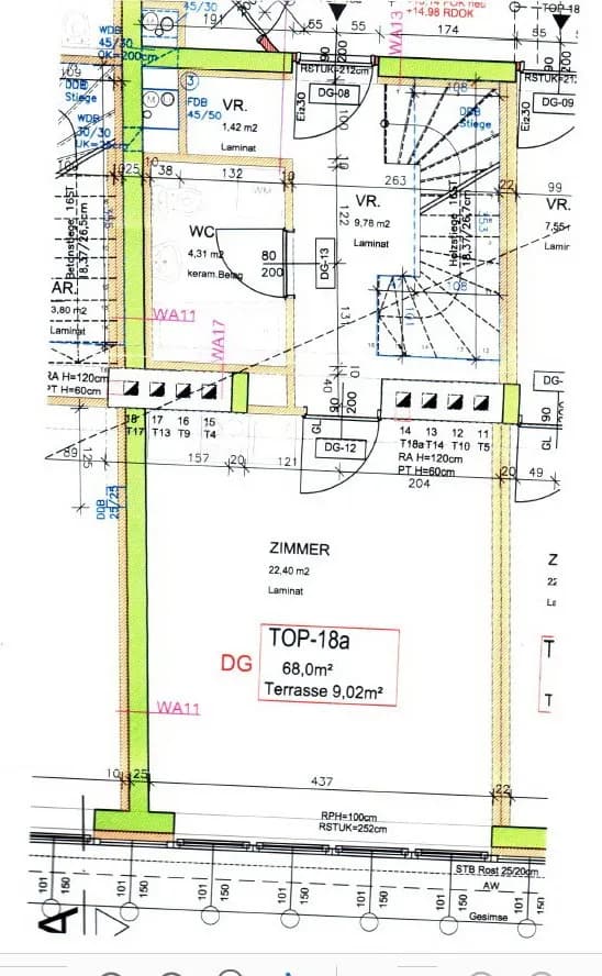 3-Zimmer-Wohnung mieten in Wien – 68 m², € 1.410 – Bild 11 von 12
