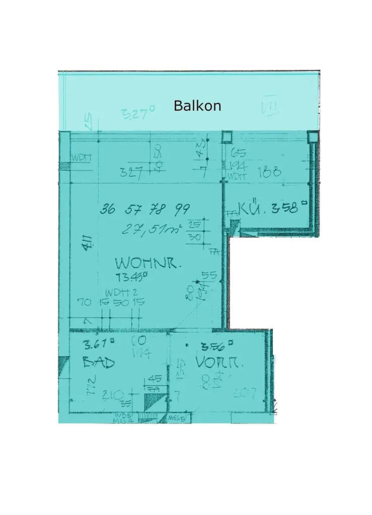 1-Zimmer-Wohnung mieten in Salzburg Stadt – 28 m², € 765 – Bild 9 von 9