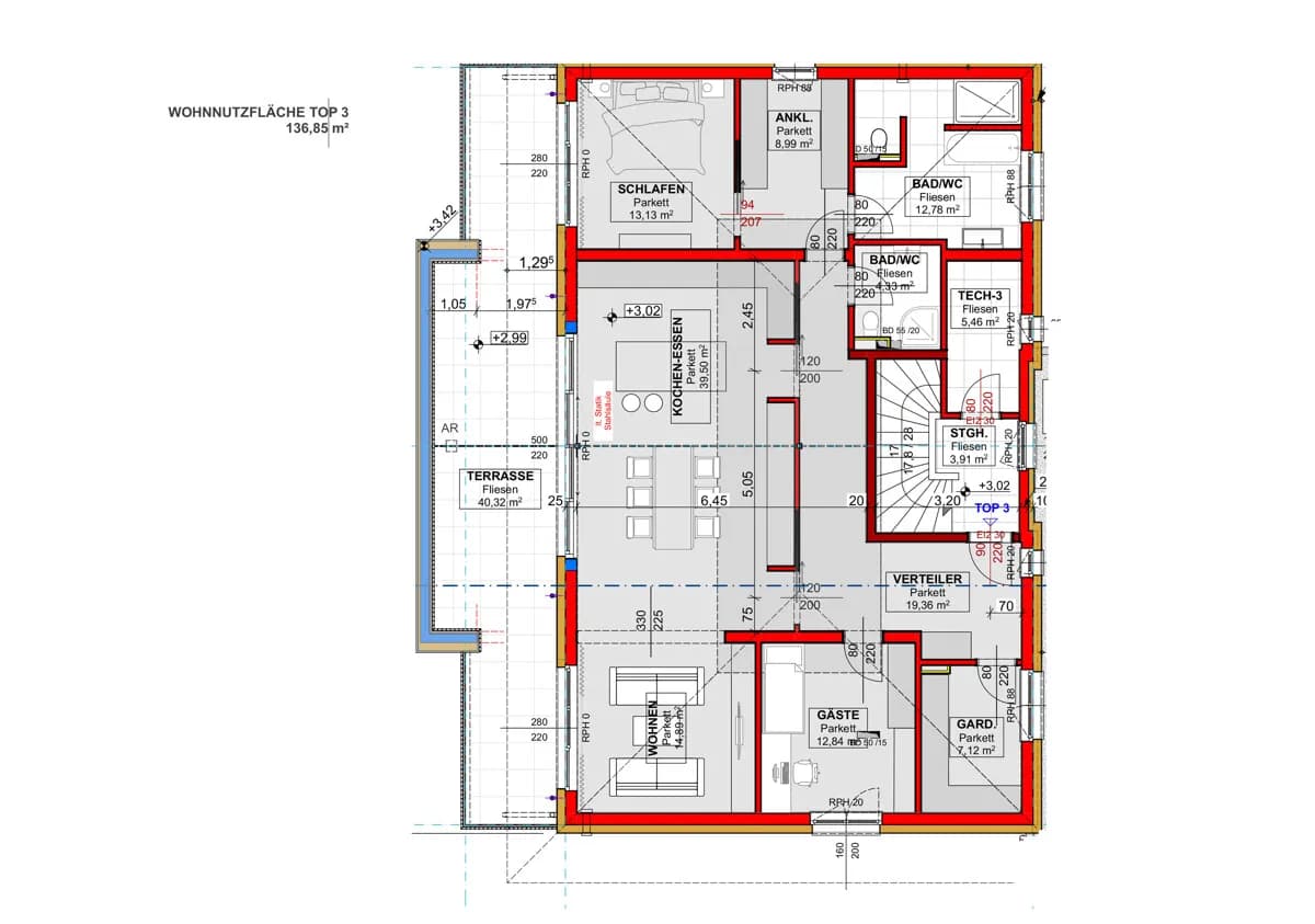 3-Zimmer-Wohnung kaufen in Vöcklabruck – 132,94 m², € 804.500 – Bild 17 von 17