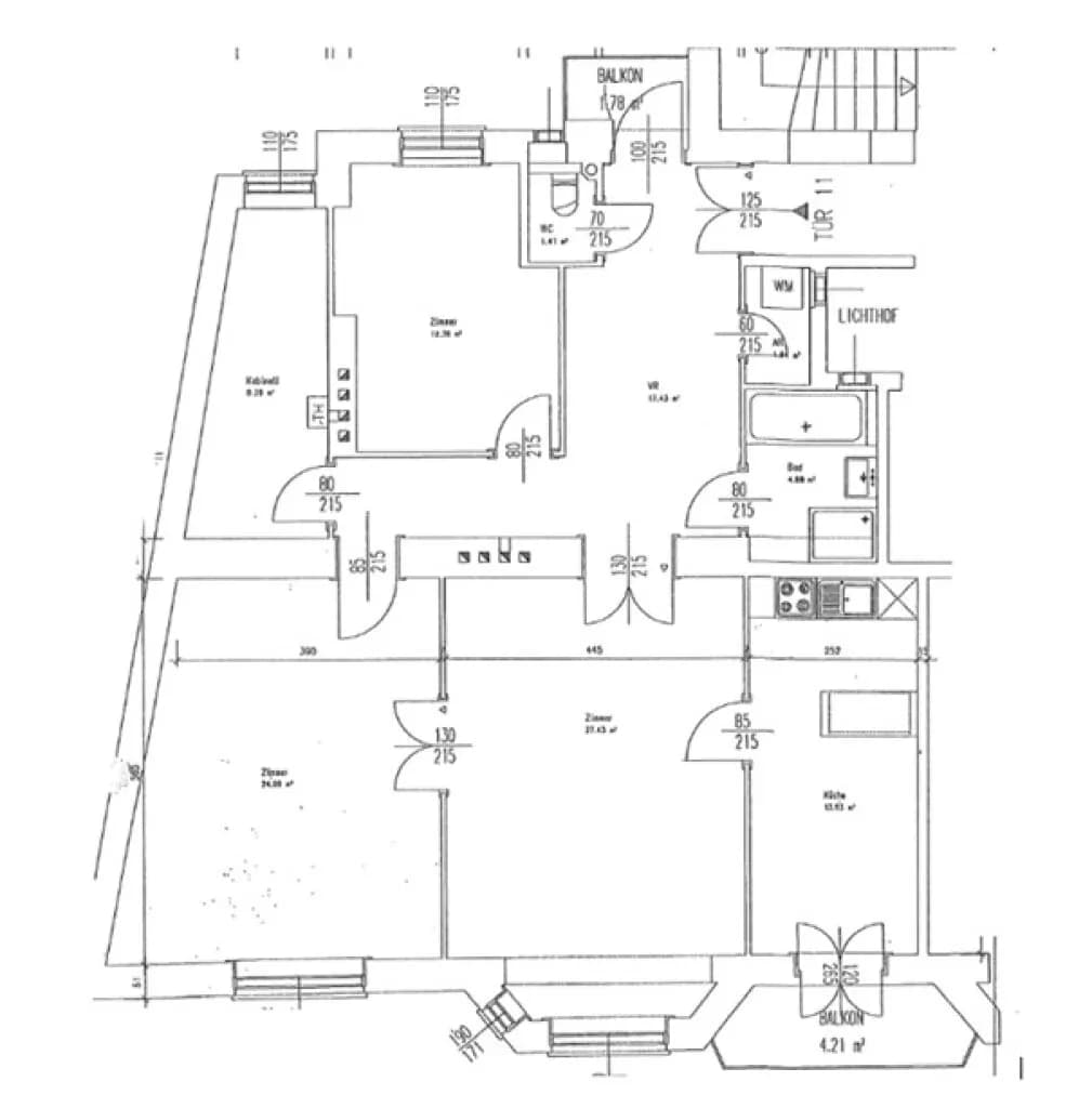 4-Zimmer-Wohnung mieten in Wien – 112 m², € 1.900 – Bild 3 von 38