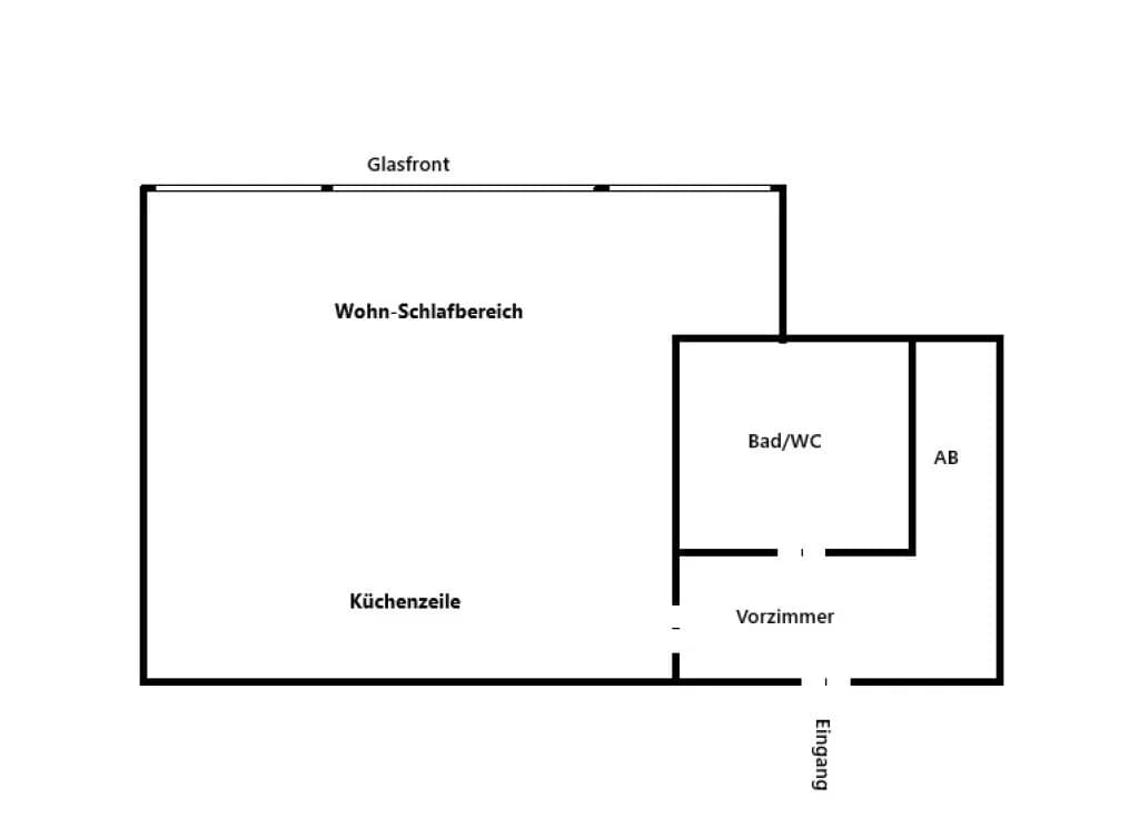 1-Zimmer-Wohnung mieten in Bruck-Mürzzuschlag – 37 m², € 390 – Bild 8 von 9