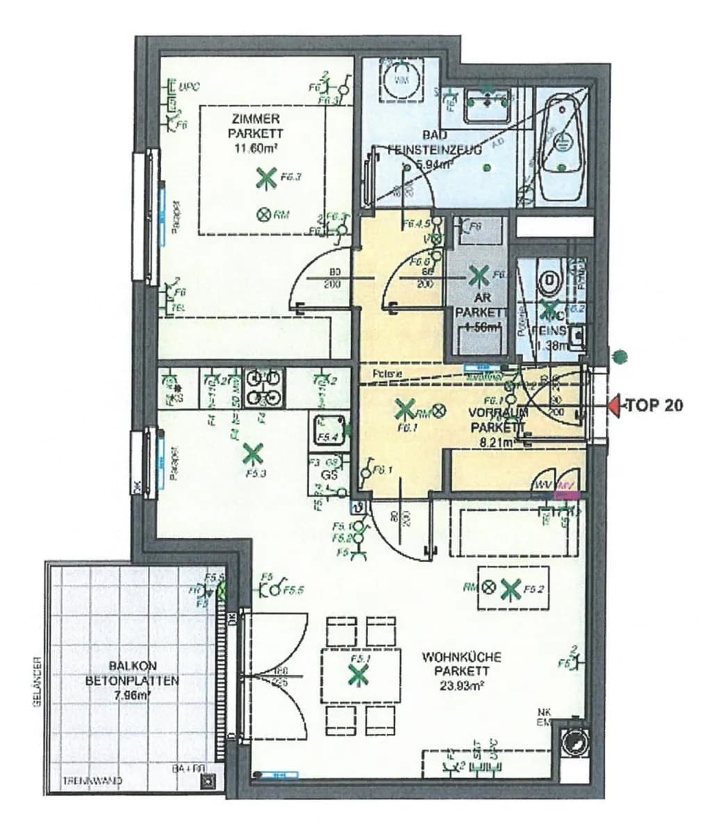2-Zimmer-Wohnung mieten in Wien – 53 m², € 1.080 – Bild 11 von 11