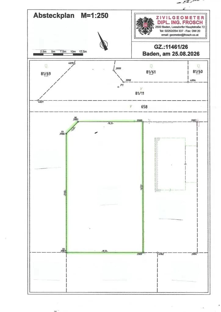 Grundstück kaufen in Mödling – 630 m², € 490.000 – Bild 3 von 3