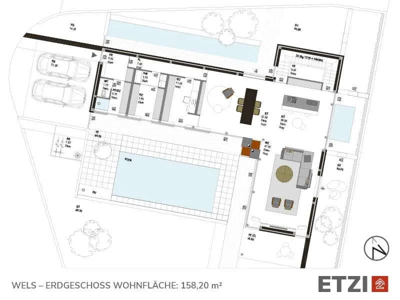 6-Zimmer-Haus kaufen in Wels – 264 m², € 1.750.000 – Bild 10 von 14