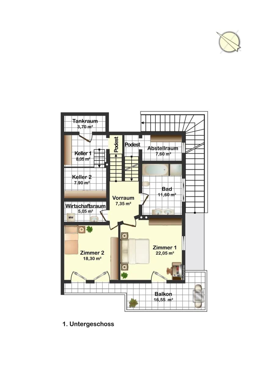9-Zimmer-Gewerbeimmobilie kaufen in Schwaz – 275 m², € 975.000 – Bild 15 von 16