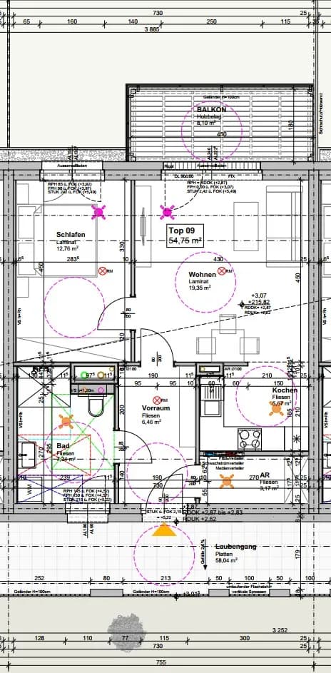 2-Zimmer-Wohnung mieten in Hollabrunn – 54,75 m², € 588 – Bild 2 von 5
