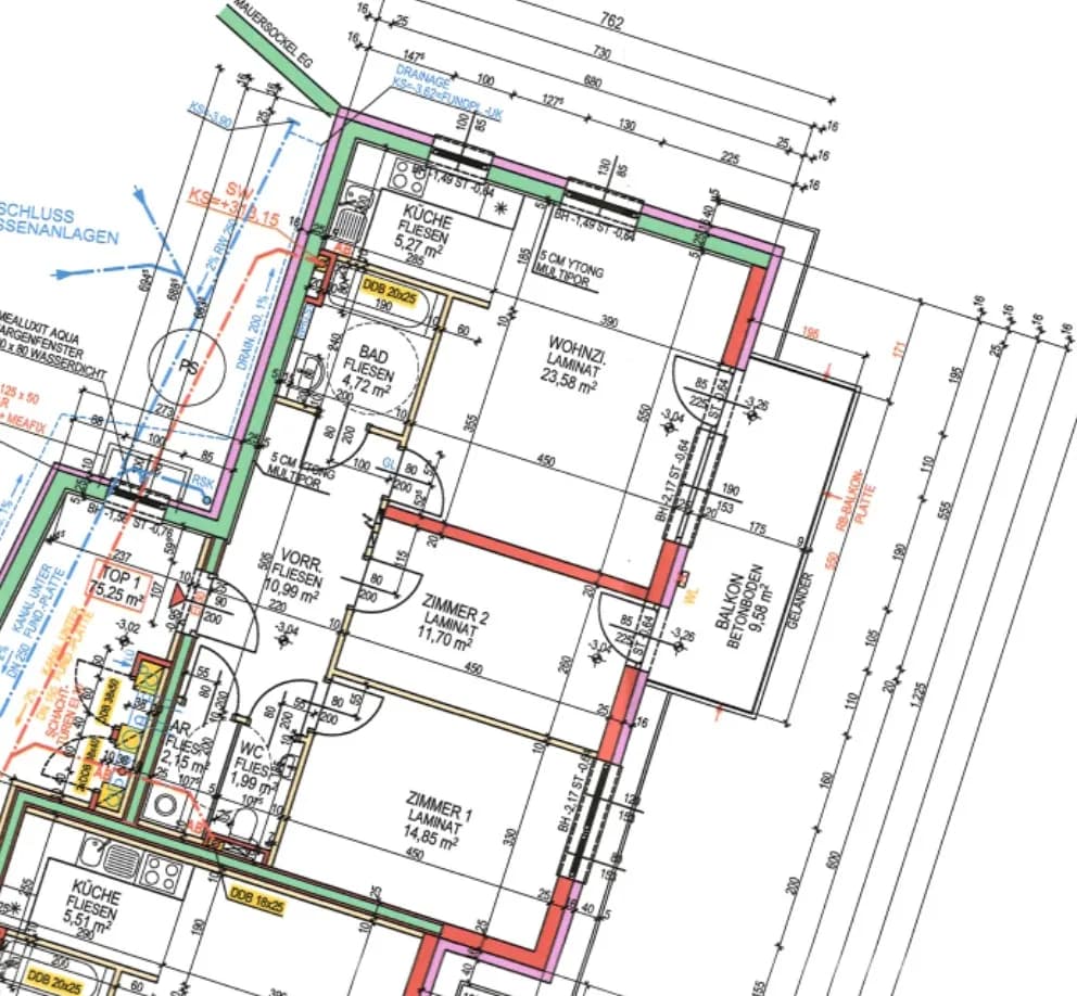 3-Zimmer-Wohnung mieten in Scheibbs – 75,25 m², € 763 – Bild 2 von 11