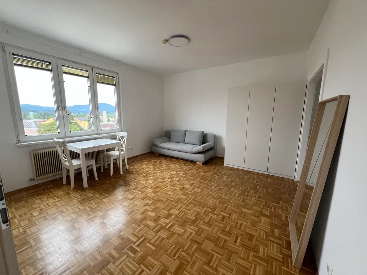 1-Zimmer-Wohnung mieten in Klagenfurt – 31 m², € 620 – Bild 1 von 6