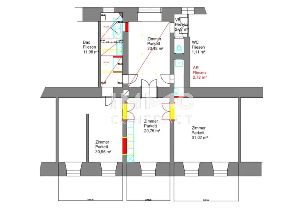 3-Zimmer-Wohnung mieten in Wien – 116 m², € 2.600 – Bild 18 von 18