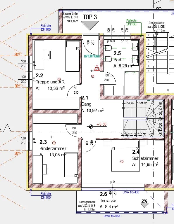 5-Zimmer-Wohnung mieten in Graz-Umgebung – 135 m², € 2.600 – Bild 26 von 26
