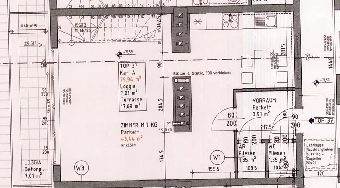 2-Zimmer-Wohnung mieten in Wien – 80 m², € 1.498 – Bild 11 von 12