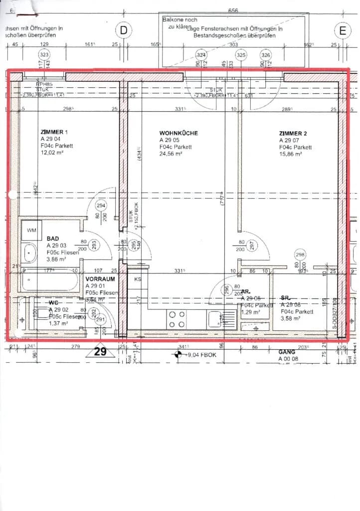 3-Zimmer-Wohnung mieten in Graz – 66,08 m², € 885 – Bild 14 von 14
