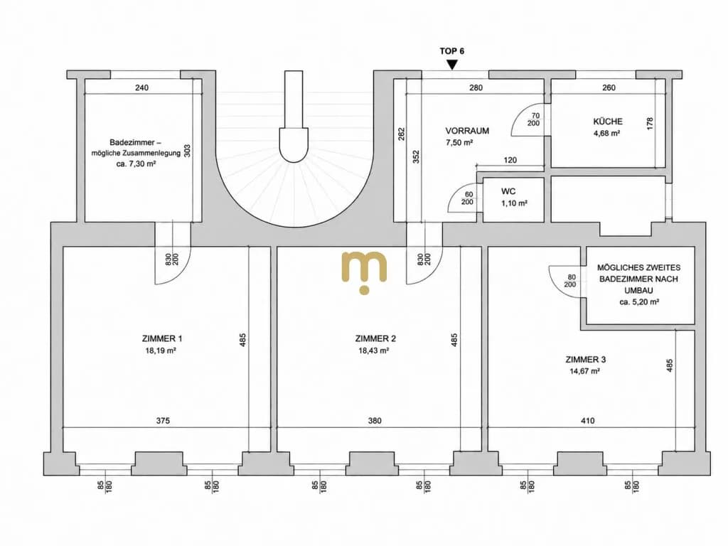 3-Zimmer-Wohnung kaufen in Wien – 77,11 m², € 359.000 – Bild 13 von 13