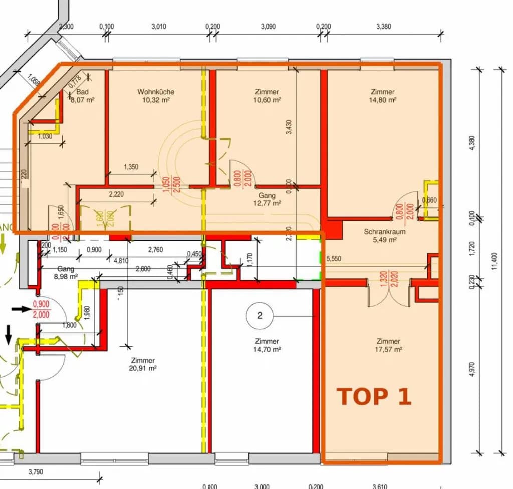 4-Zimmer-Wohnung kaufen in Wien – 88 m², € 595.000 – Bild 11 von 11