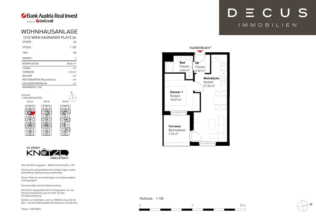 2-Zimmer-Wohnung mieten in Wien – 38,46 m², € 799 – Bild 17 von 17