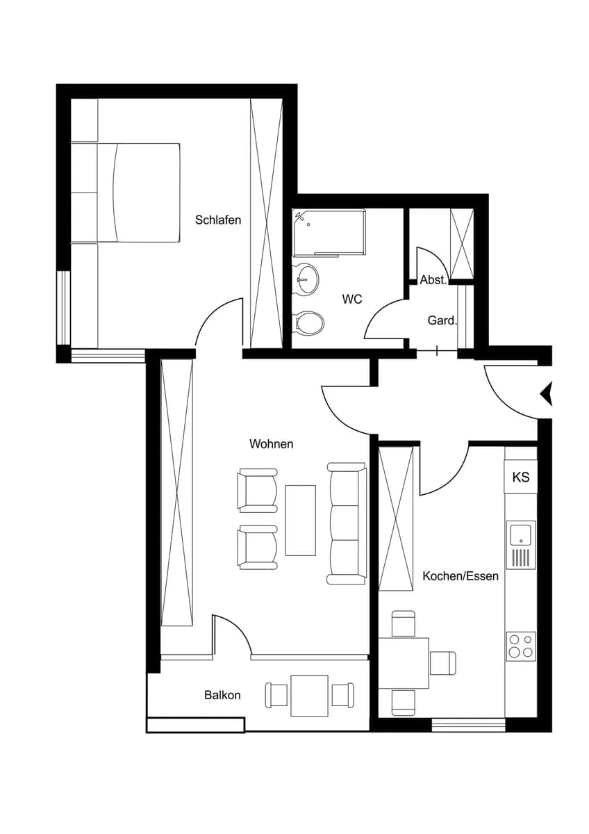 2-Zimmer-Wohnung kaufen in Dornbirn – 64,88 m², € 325.000 – Bild 2 von 25