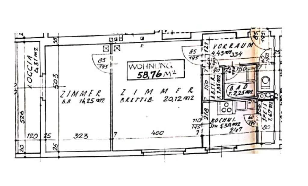 2-Zimmer-Wohnung kaufen in Mödling – 58,76 m², € 220.000 – Bild 24 von 24