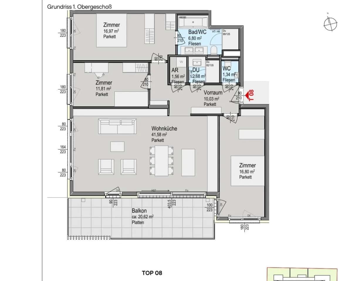 4-Zimmer-Wohnung kaufen in Wien – 109,57 m², € 950.000 – Bild 8 von 9