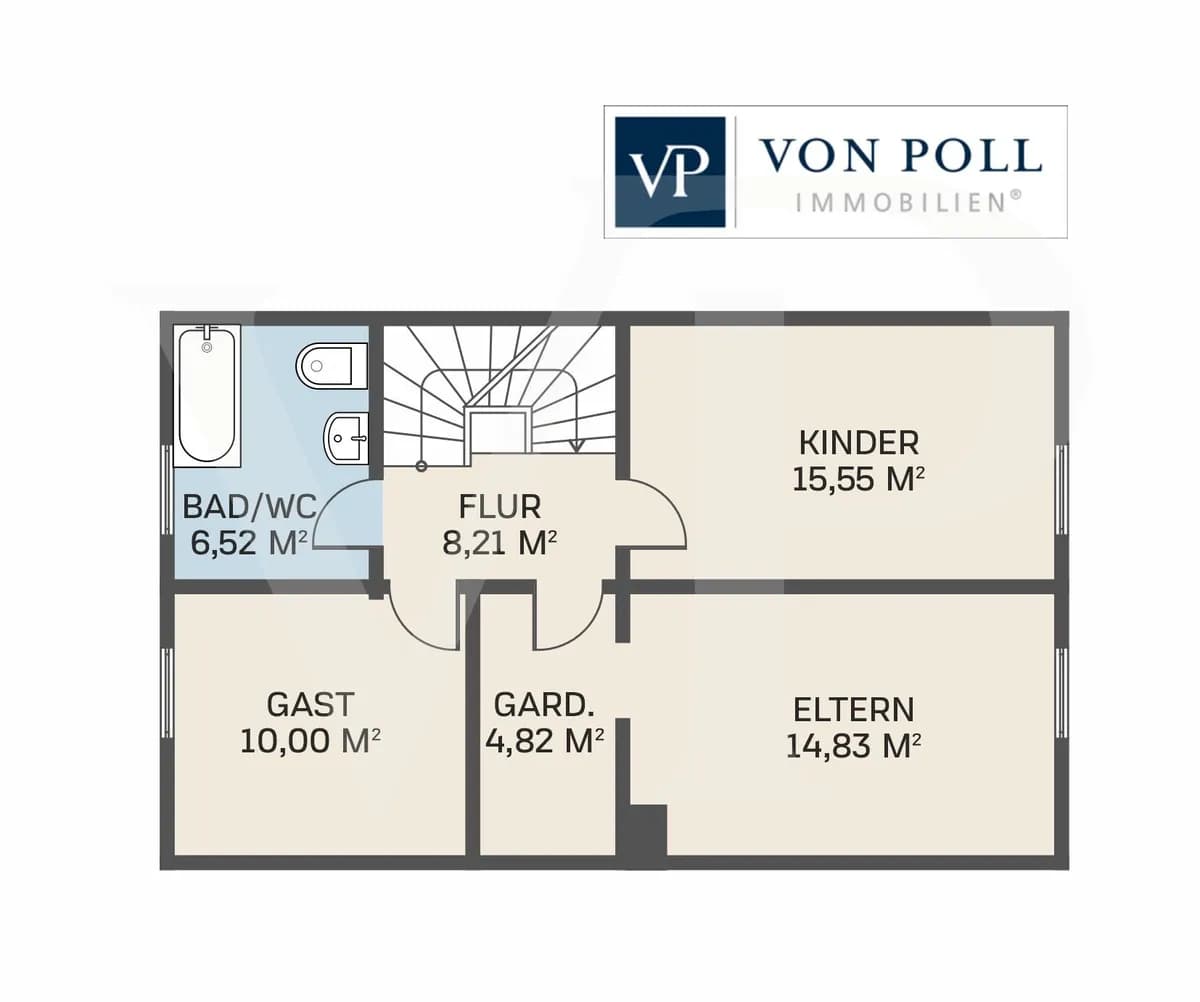 6-Zimmer-Haus kaufen in Baden – 160 m², € 495.000 – Bild 23 von 25