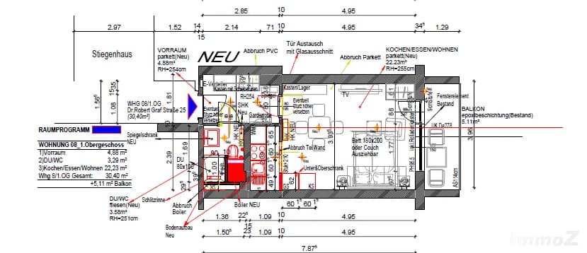 1-Zimmer-Wohnung mieten in Graz – 30,4 m², € 530 – Bild 6 von 6