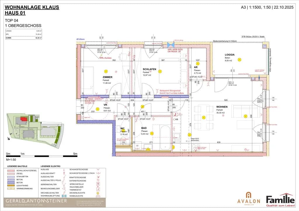 3-Zimmer-Wohnung mieten in Kirchdorf an der Krems – 74,38 m², € 902 – Bild 6 von 6