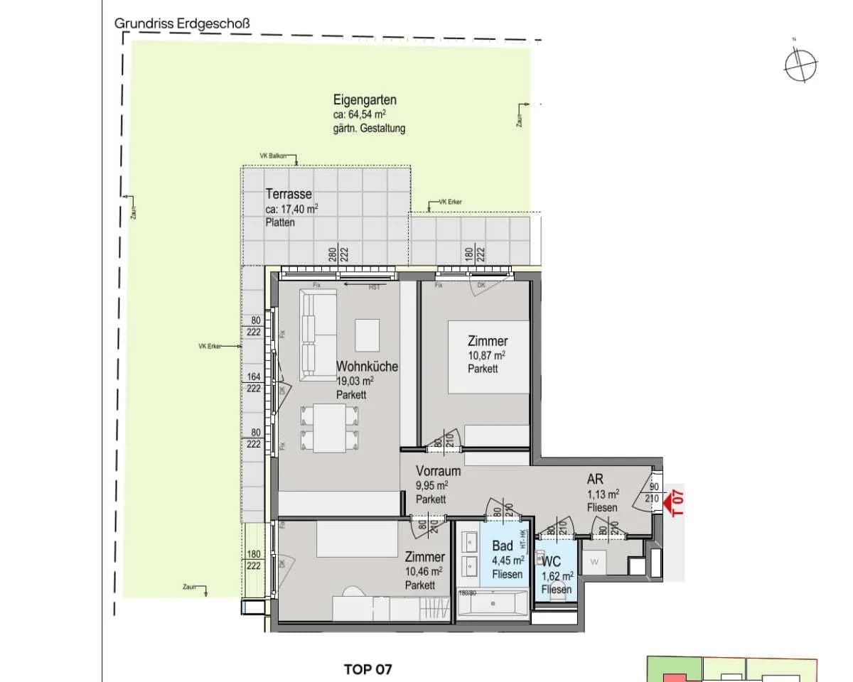 3-Zimmer-Wohnung kaufen in Wien – 57,51 m², € 498.000 – Bild 8 von 9