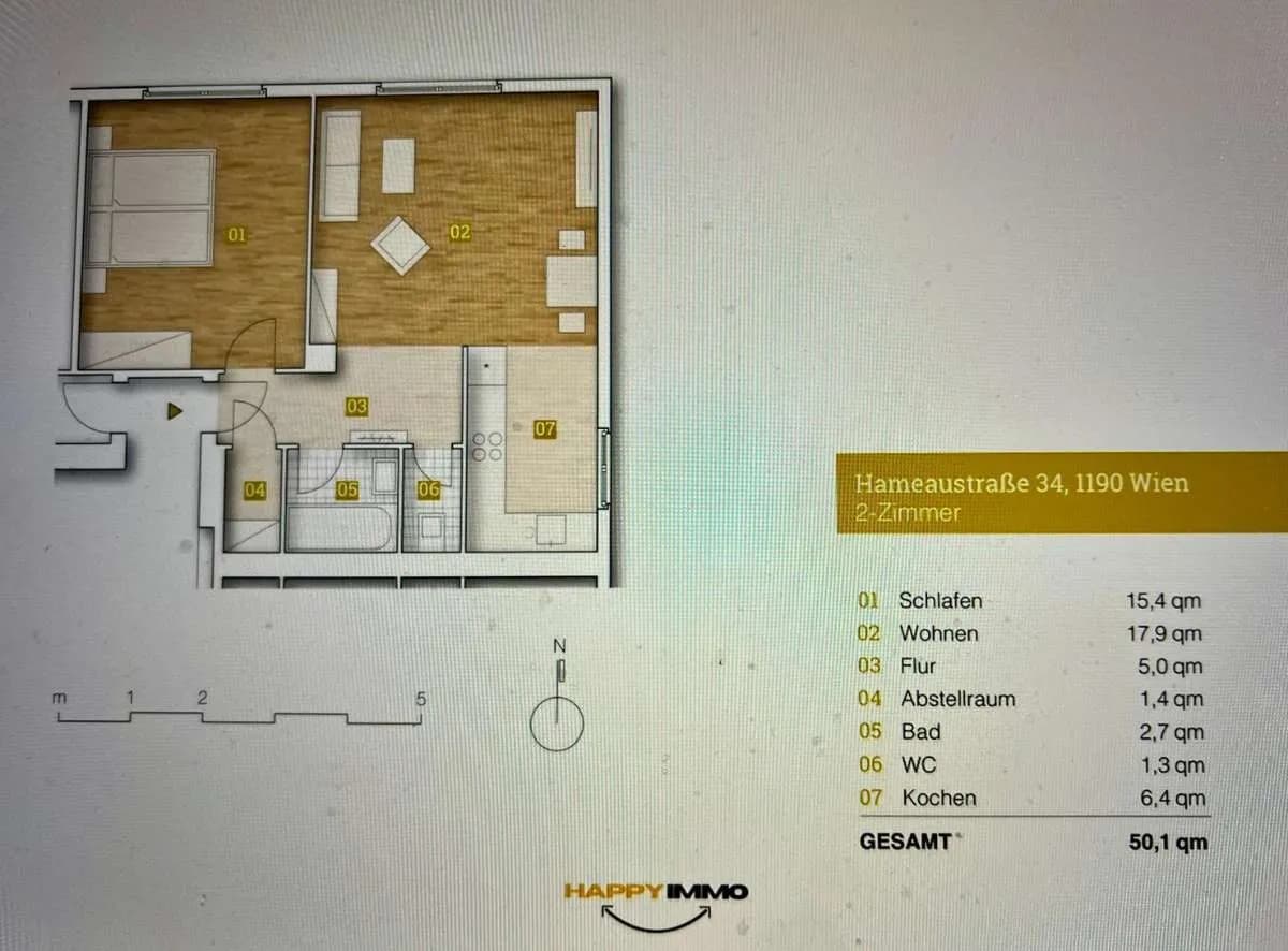 2-Zimmer-Wohnung kaufen in Wien – 50 m², € 329.000 – Bild 24 von 24