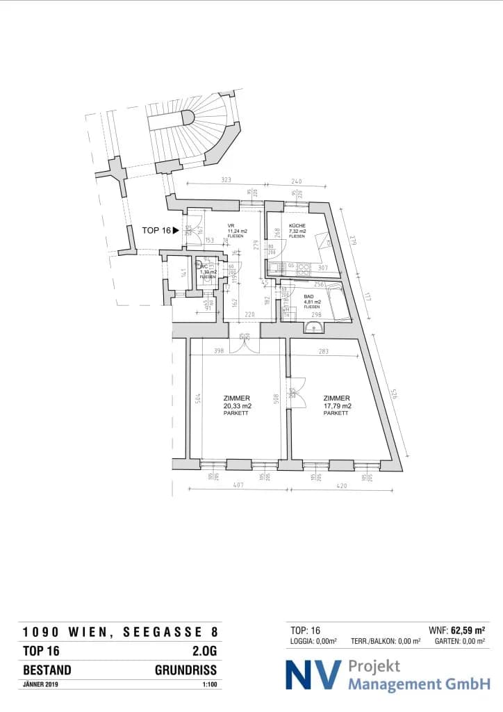 2-Zimmer-Wohnung mieten in Wien – 62,59 m², € 1.367 – Bild 8 von 8