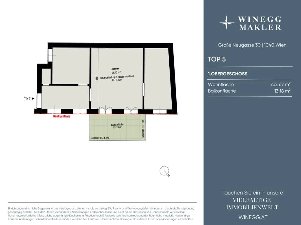 2-Zimmer-Wohnung kaufen in Wien – 66,84 m², € 590.000 – Bild 17 von 17