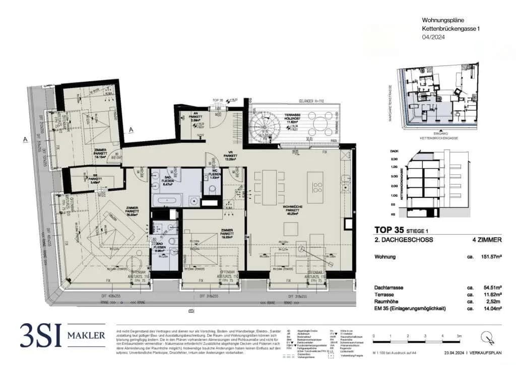 4-Zimmer-Wohnung kaufen in Wien – 151,57 m², € 2.190.000 – Bild 14 von 15